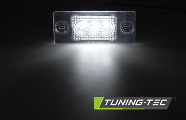 Upgrade LED Kennzeichenbeleuchtung für VW Touareg / Tiguan / Golf V Variant / Porsche Cayenne 02-10 kaltweiß